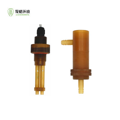 Un buen precio. Sensor de concentración de sal ácida alcalina NaOH CaCl2 NaCl HNO3 HCl H2SO4 Sensor en línea